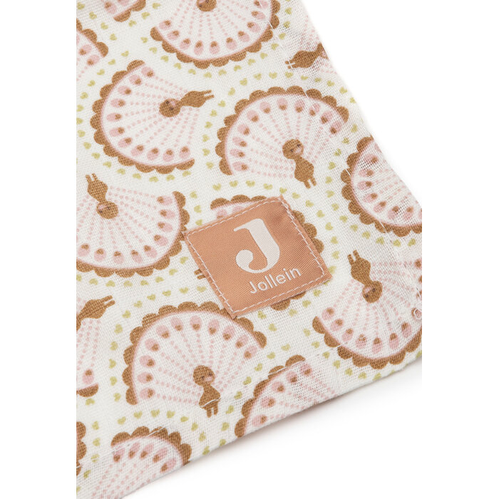 Jollein Hydrofiele Doek Large 115x115cm - Soft Plumes - 2 Stuks