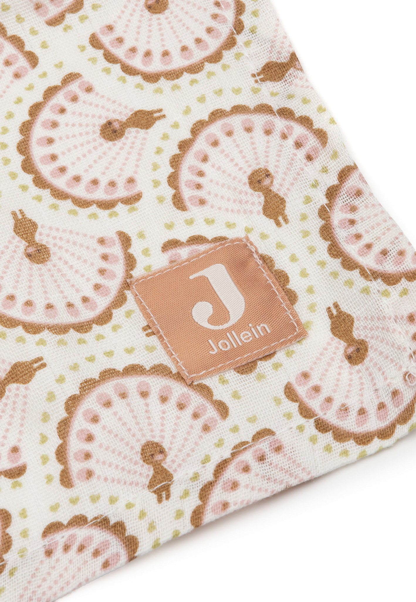 Jollein Hydrofiele Doek Large 115x115cm - Soft Plumes - 2 Stuks