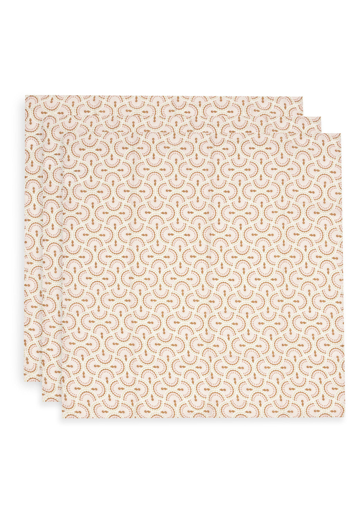 Jollein Hydrofiele Doek Small 70x70cm - Soft Plumes - 3 Stuks