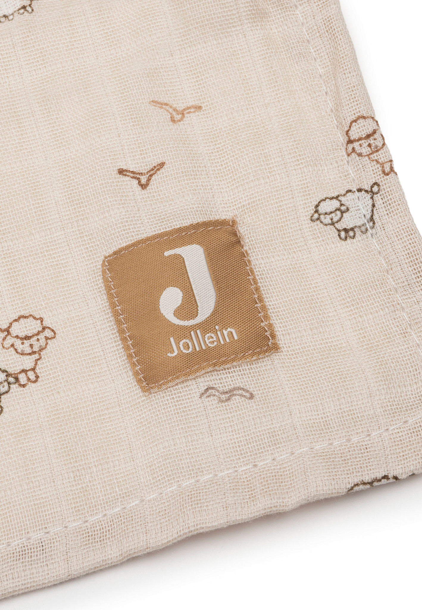 Jollein Hydrofiele Doek Large 115x115cm - Woolly - 2 Stuks