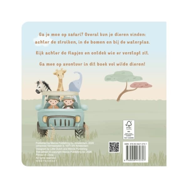 Little Dutch Mijn flapjesboek - Wilde dieren