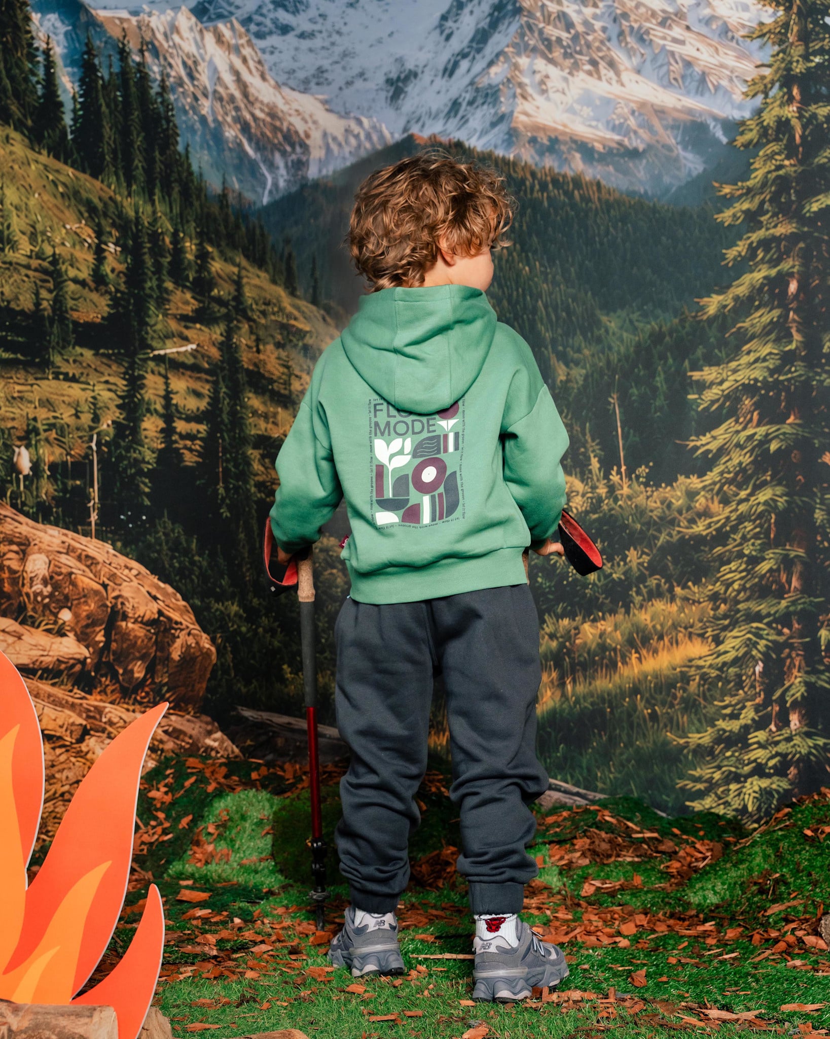 QPI Sweater QW262FLORIS Dark Green
