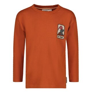 Sturdy Longsleeve oversized Oranje - Mountain top