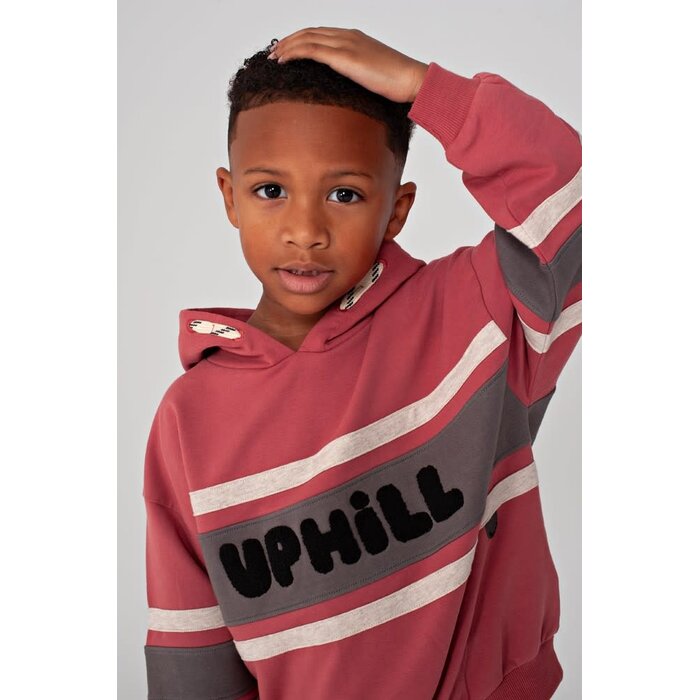 Sturdy Hoody oversized Rood - Mountain top