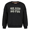 Sweater relaxed fit Antraciet - Mountain top