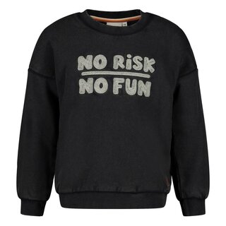 Sturdy Sweater relaxed fit Antraciet - Mountain top