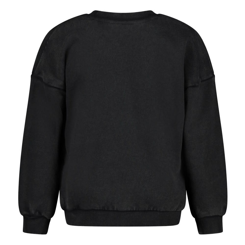 Sturdy Sweater relaxed fit Antraciet - Mountain top