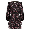 Jurk AOP Antraciet - Moon Flowers