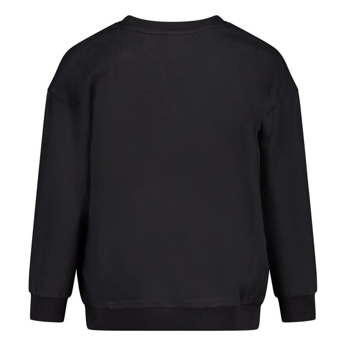 Jubel Sweater relaxed fit Antraciet - Moon Flowers