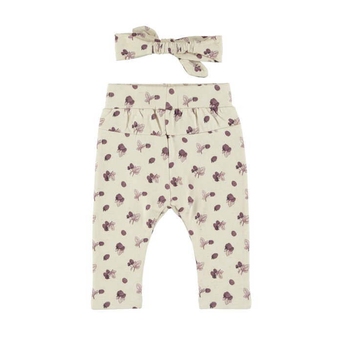 Dirkje 2 pc set, jogging trousers, headband Oatmeal melee