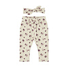 2 pc set, jogging trousers, headband Oatmeal melee