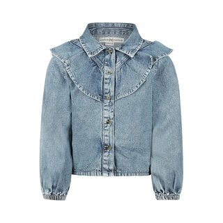 Koko Noko Blouse ls, loose fit Denim light blue
