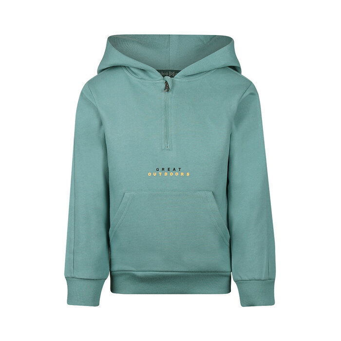Koko Noko Hoodie Dusty turquoise
