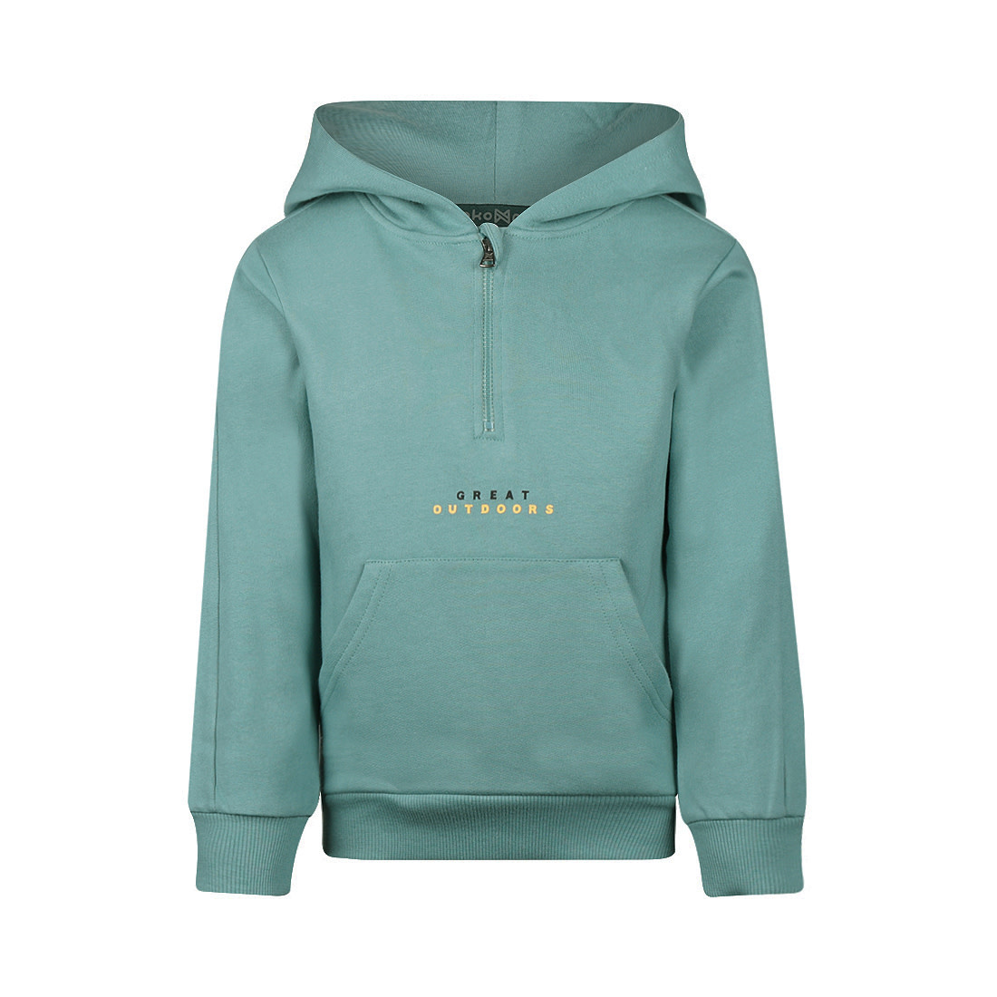 Koko Noko Hoodie Dusty turquoise