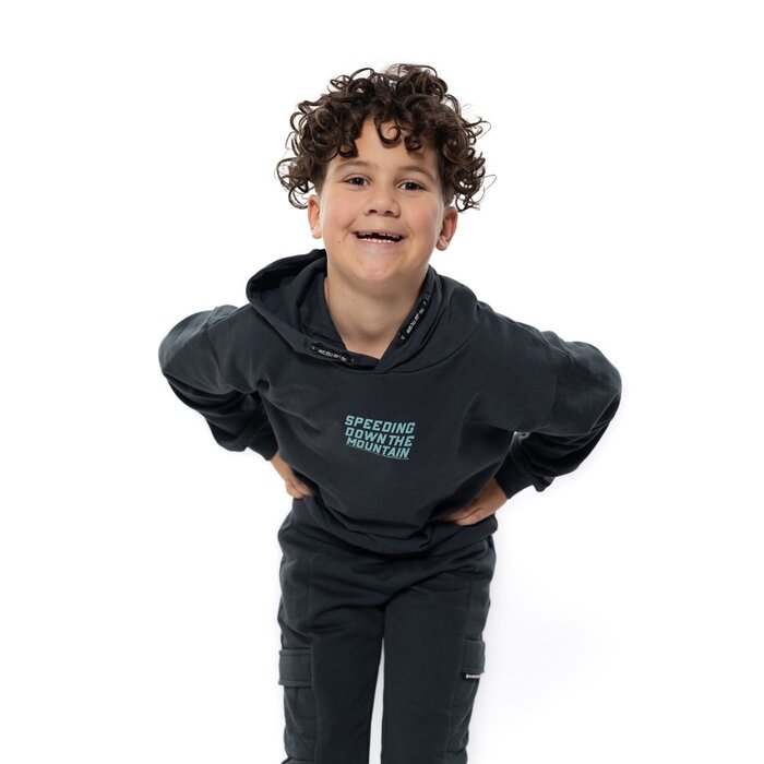 No Way Monday Hoodie Woodland gray, loose fit