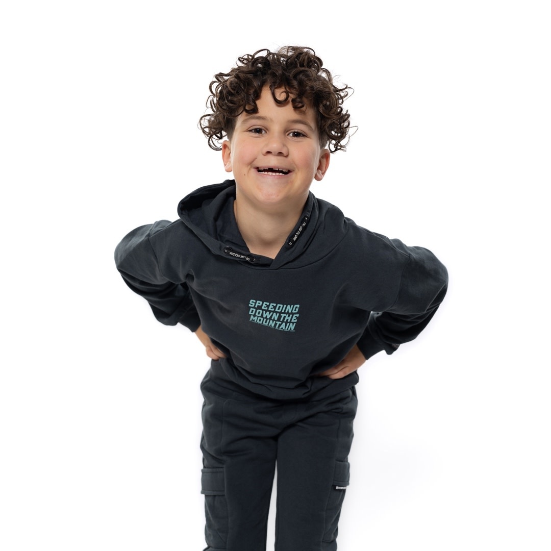 No Way Monday Hoodie Woodland gray, loose fit