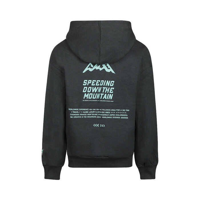 No Way Monday Hoodie Woodland gray, loose fit