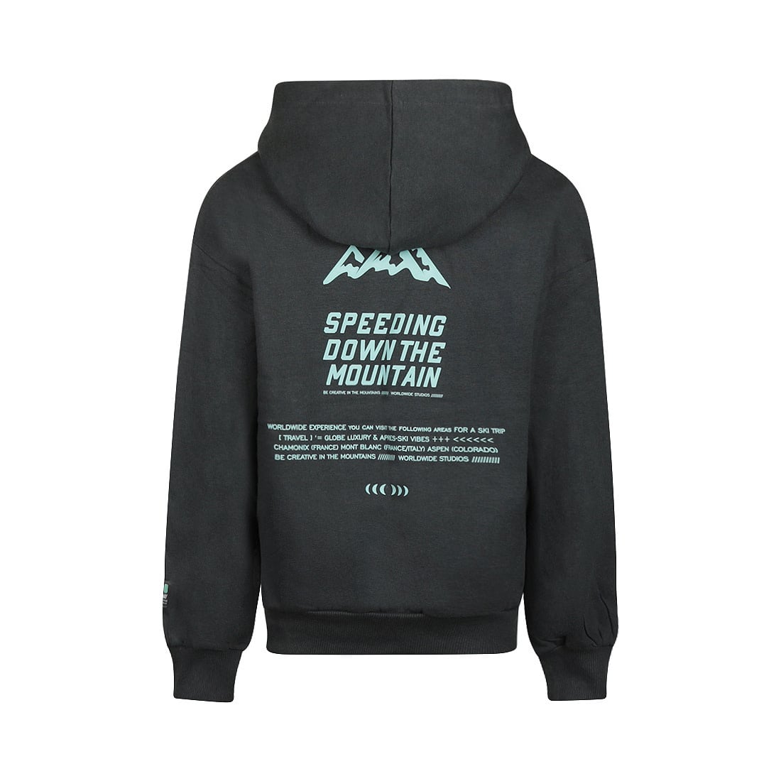 No Way Monday Hoodie Woodland gray, loose fit