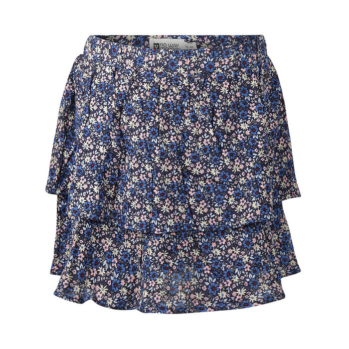 No Way Monday Skirt with shorts Nouvean navy