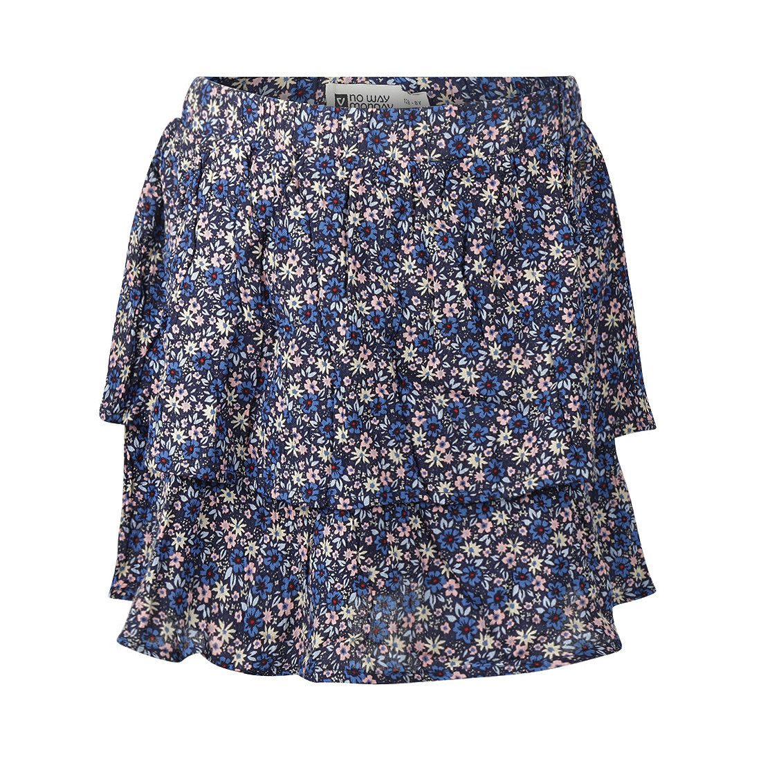 No Way Monday Skirt with shorts Nouvean navy
