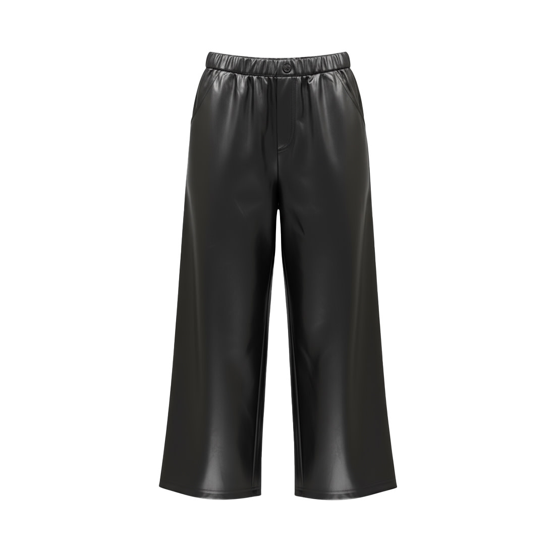 No Way Monday Trousers Black, wide leg