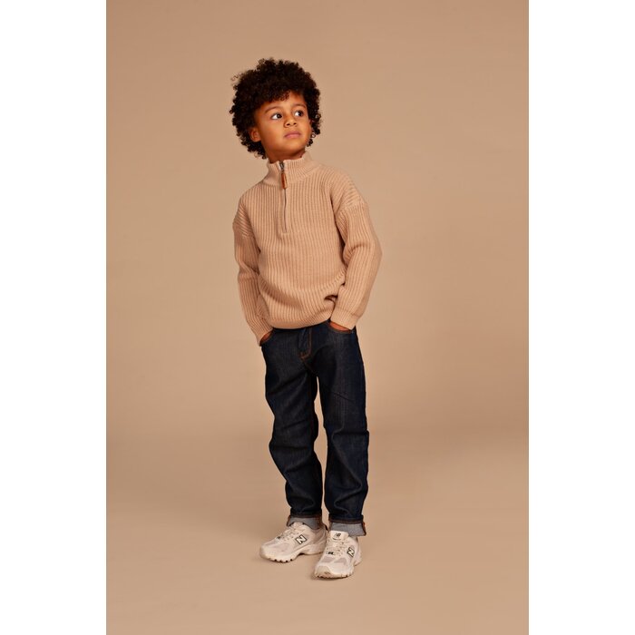 Stains & Stories boys denim wide fit Dark blue denim