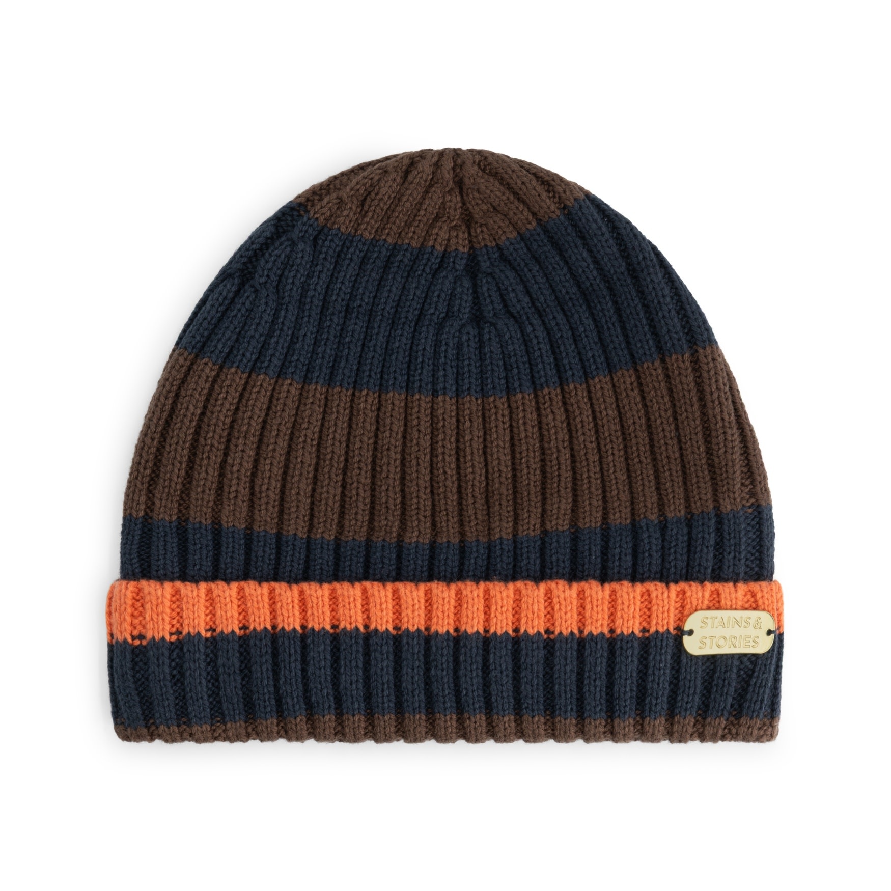 Stains & Stories boys hat Dark Brown