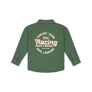 Stains & Stories boys shirt long sleeve Forest