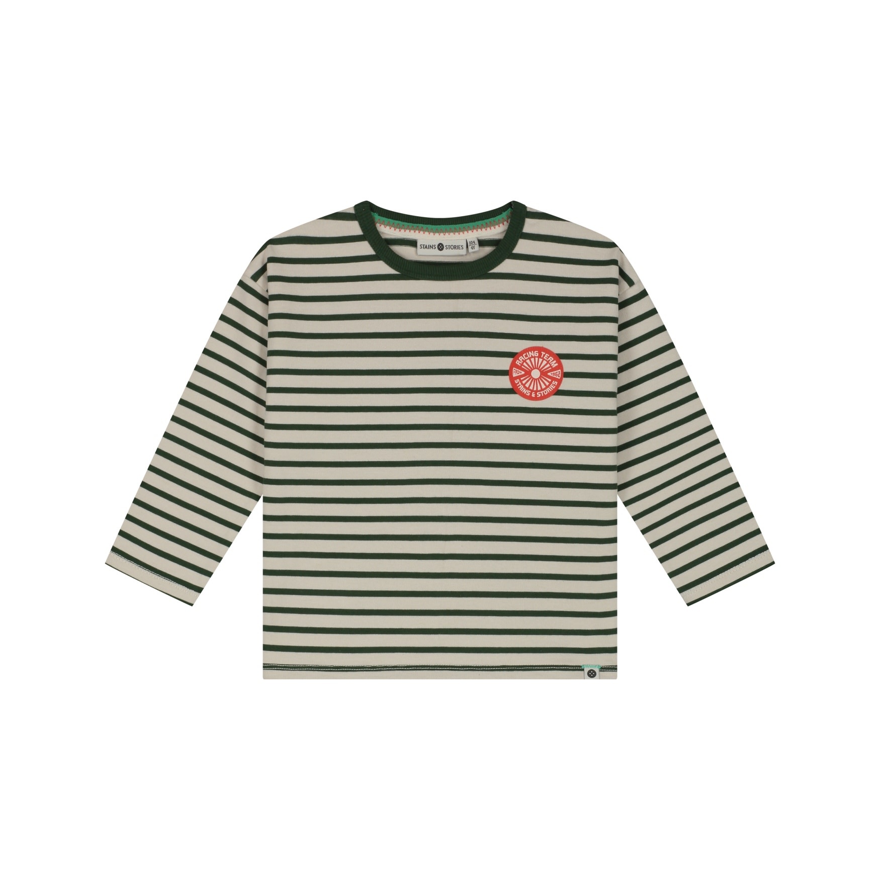 Stains & Stories boys t-shirt long sleeve Forest