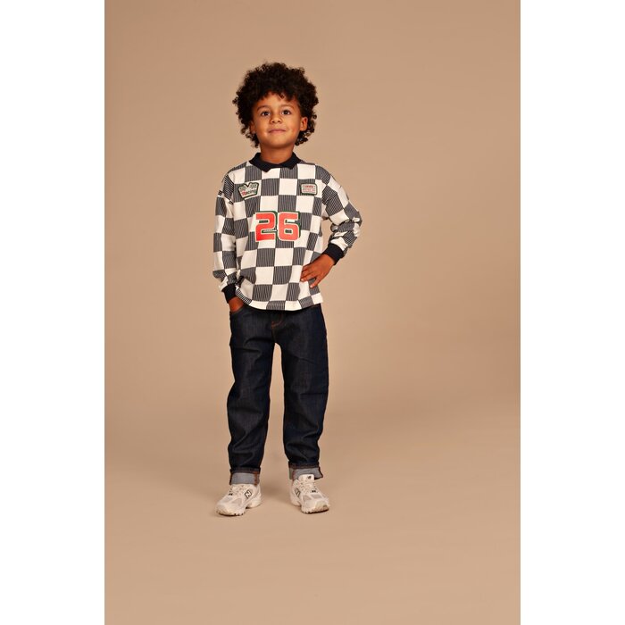Stains & Stories boys t-shirt long sleeve Navy