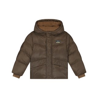 Stains & Stories boys winterjacket Dark Brown