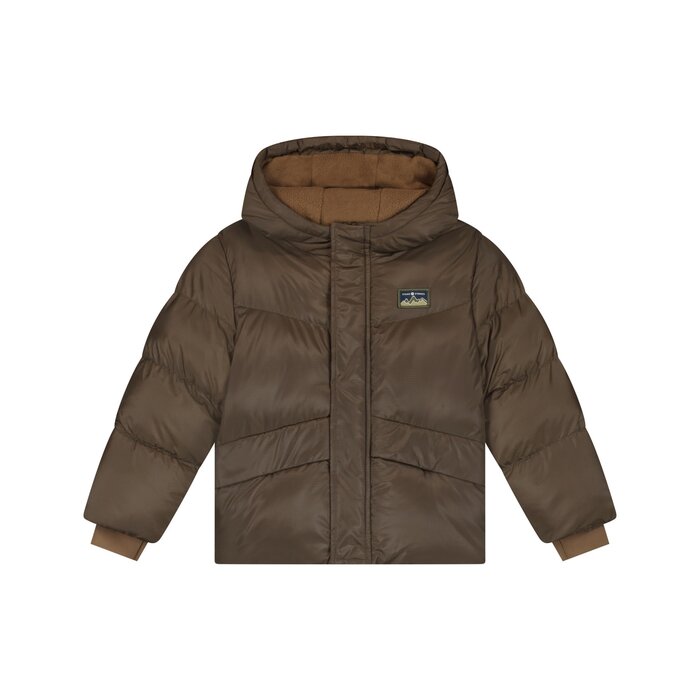 Stains & Stories boys winterjacket Dark Brown