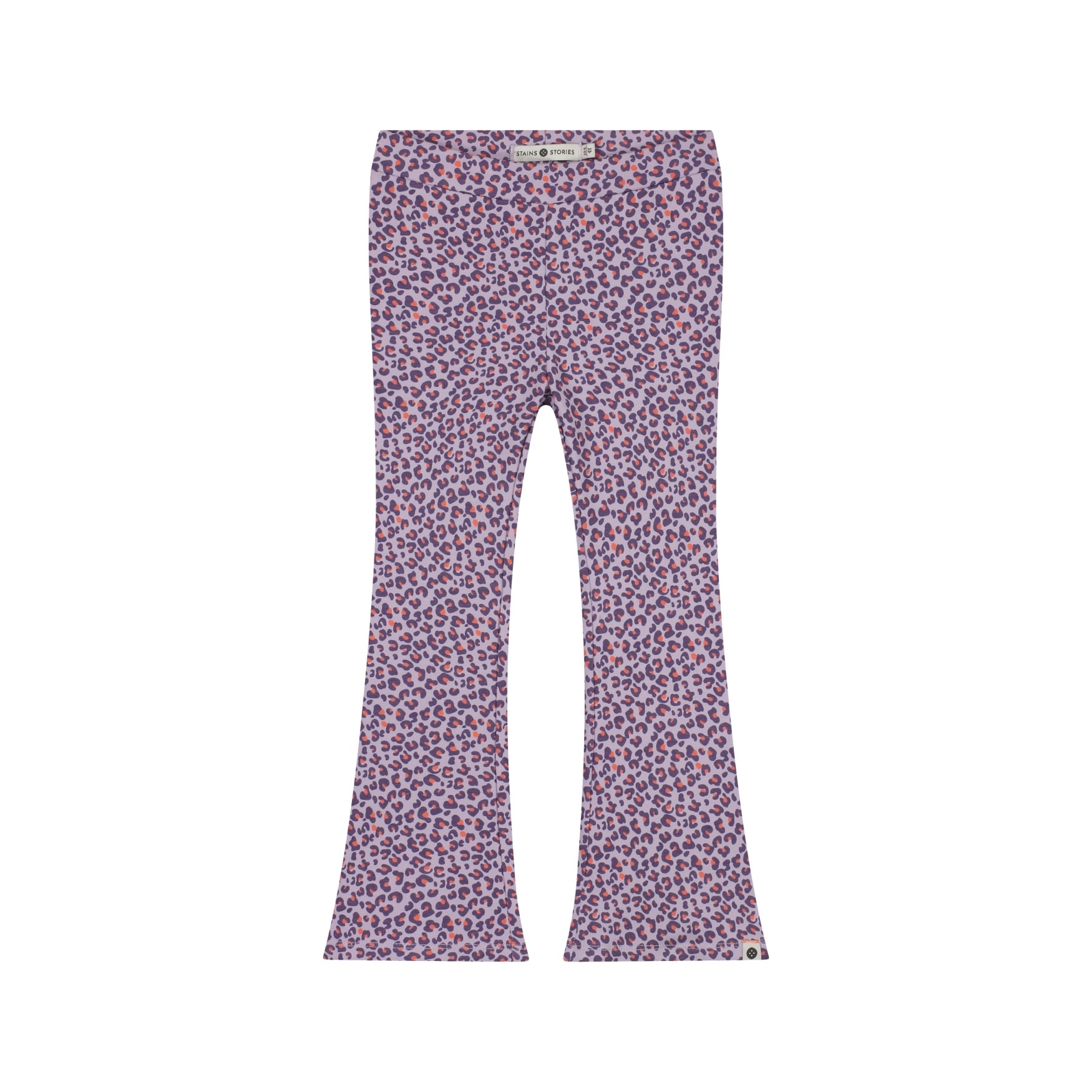 Stains & Stories girls flared pants Lilac