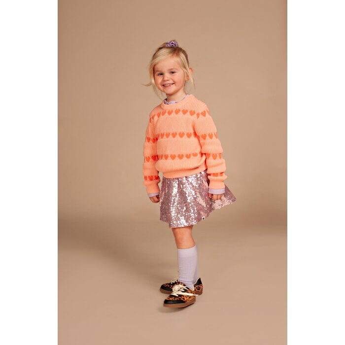 Stains & Stories girls pullover Salmon