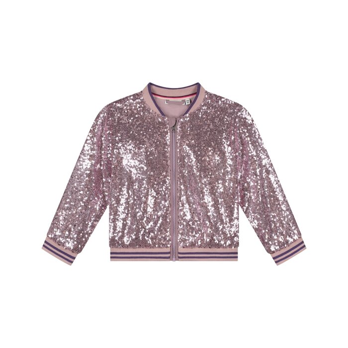 Stains & Stories girls sequins cardigan Lilac