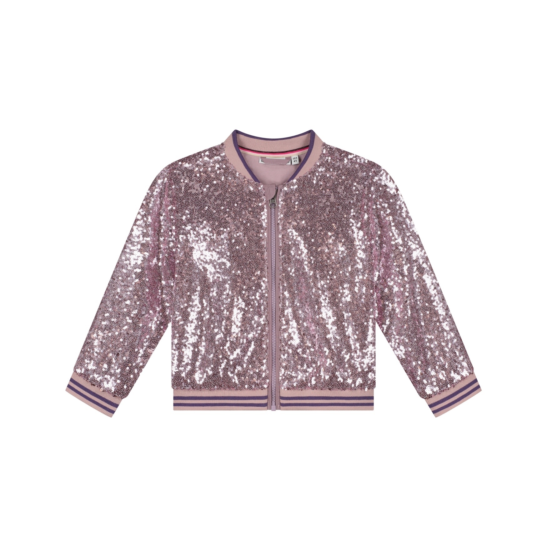 Stains & Stories girls sequins cardigan Lilac