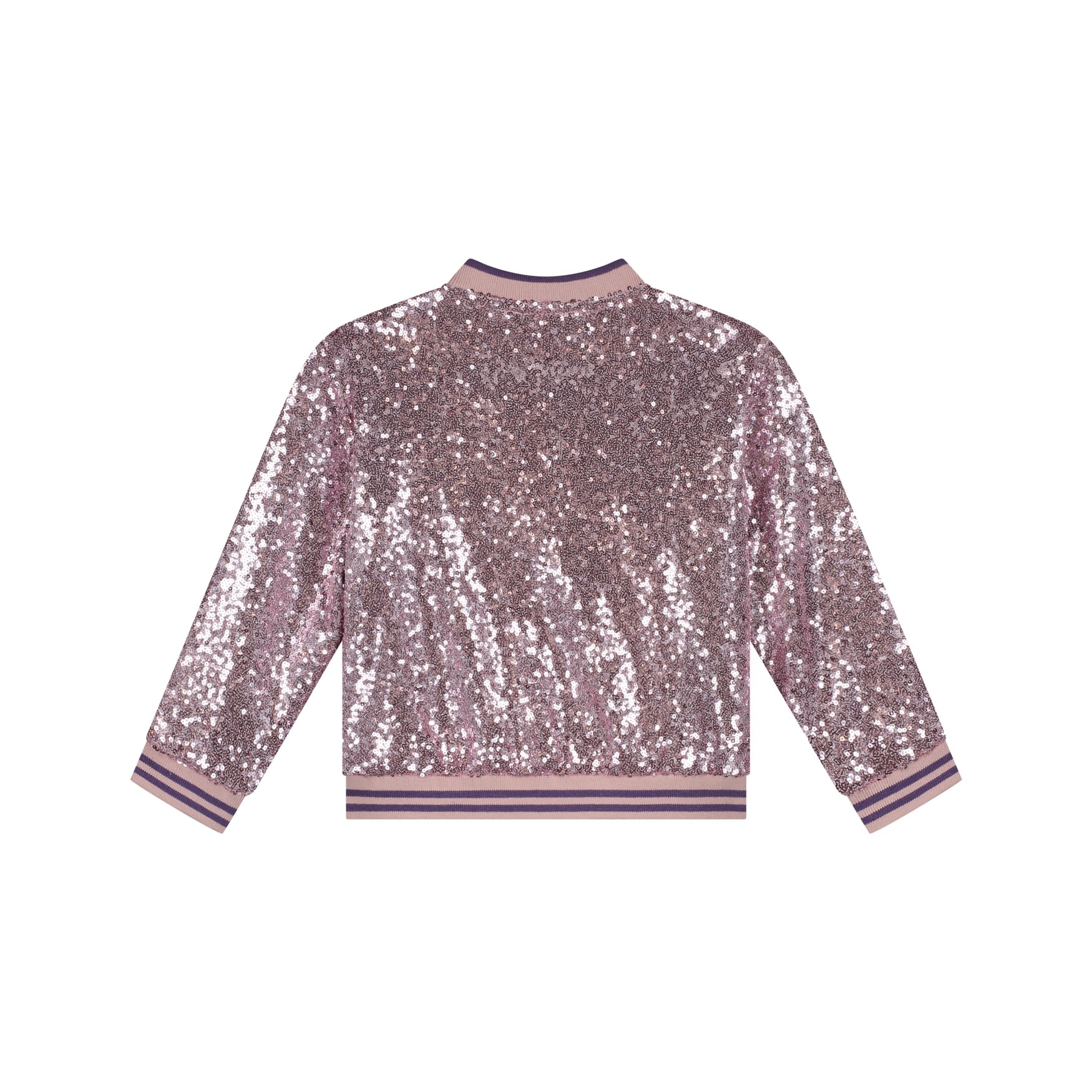 Stains & Stories girls sequins cardigan Lilac