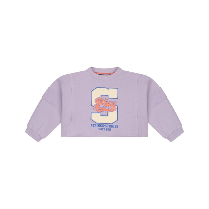 Stains & Stories girls sweatshirt Lilac