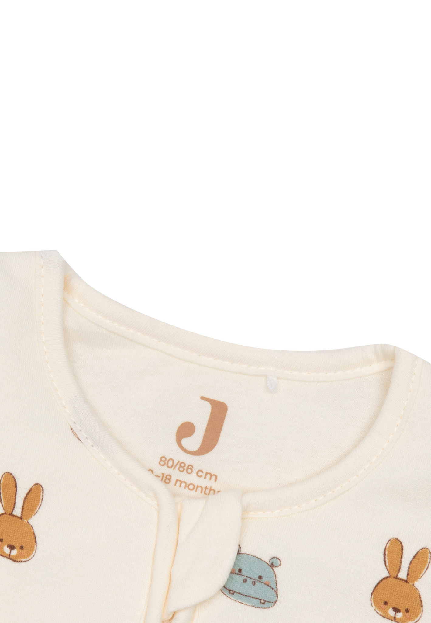 Jollein Slaapzak met voeten en afritsbare mouw 80/86cm Jollies