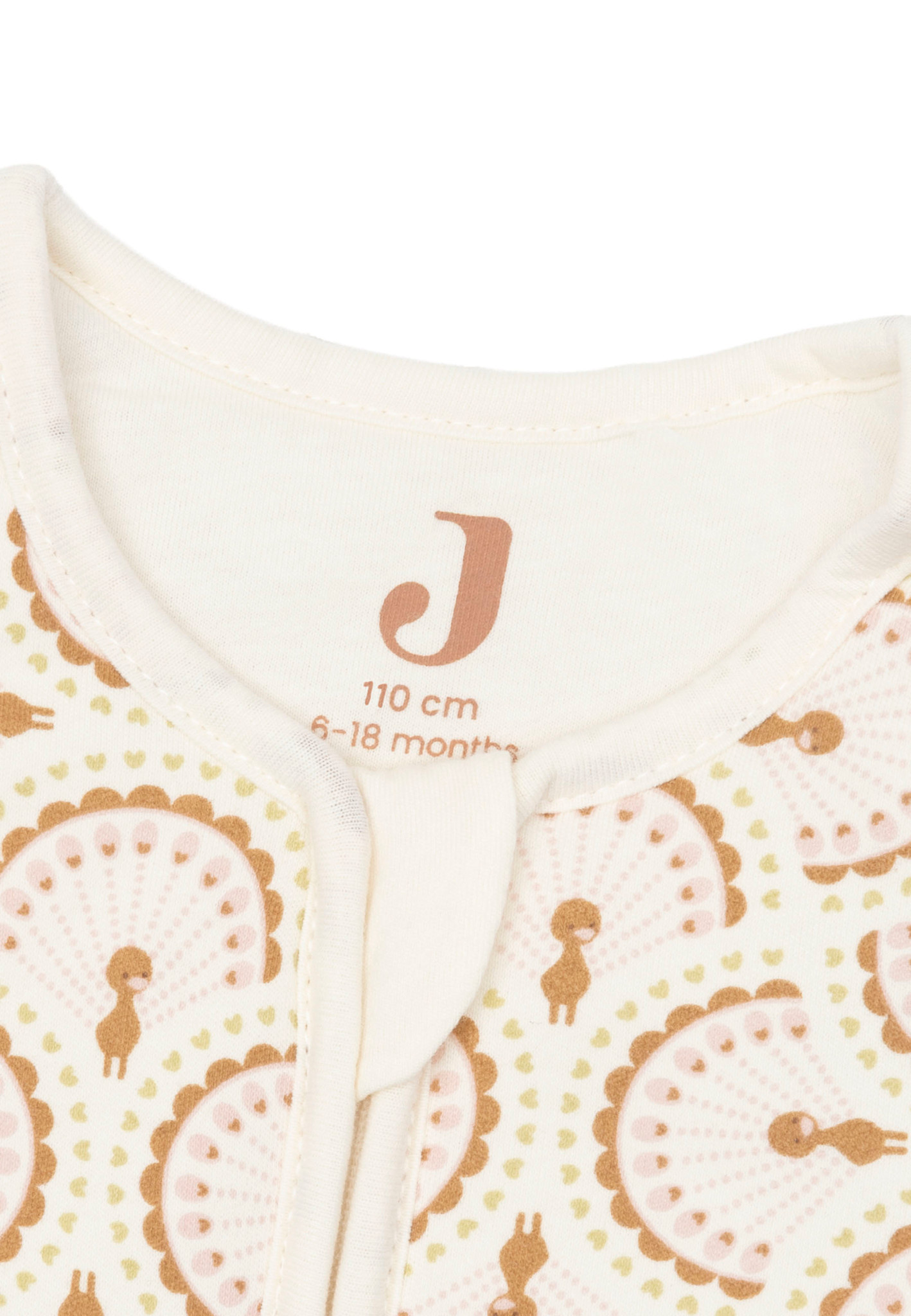 Jollein Slaapzak met afritsbare mouw 110cm Soft Plumes