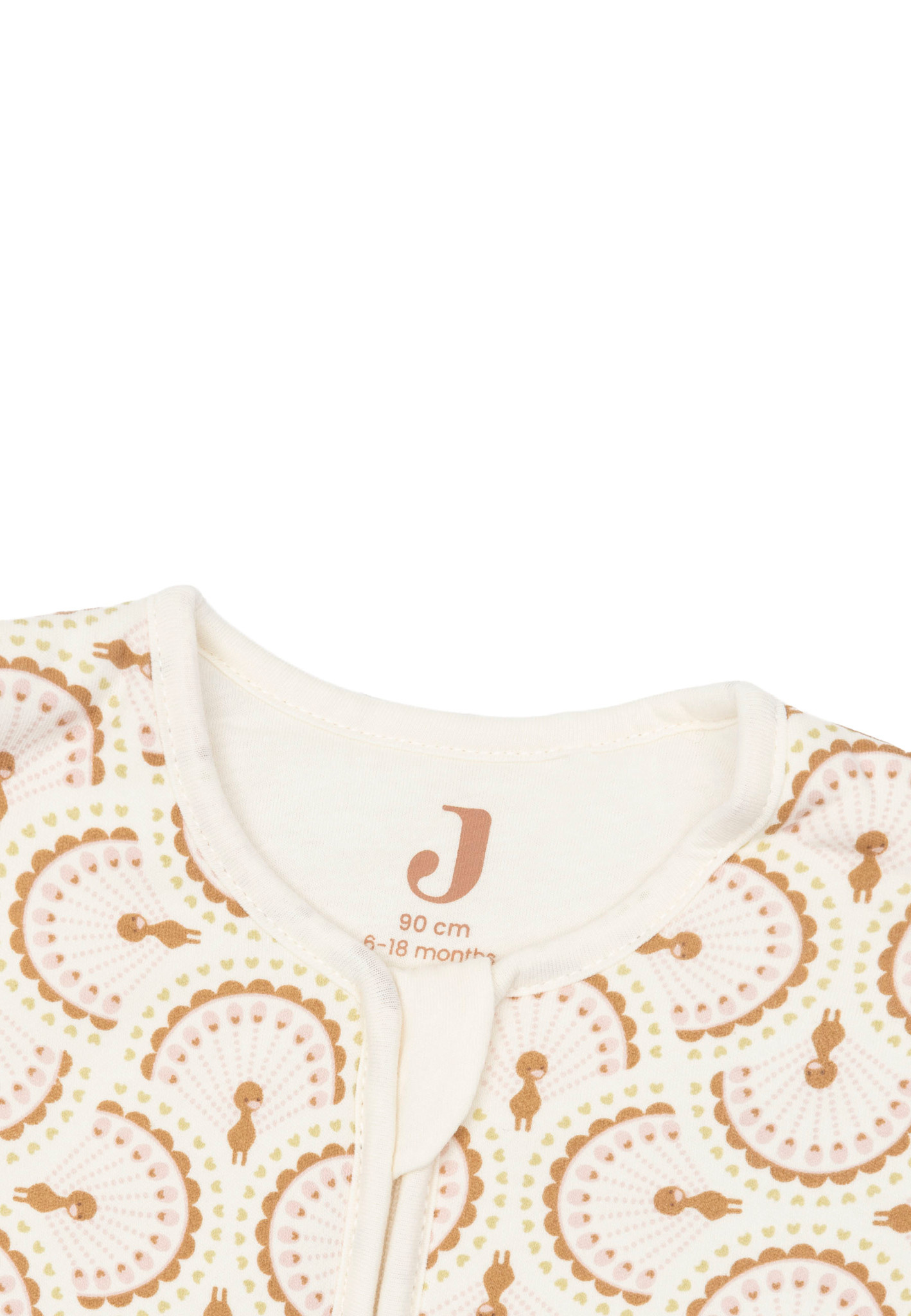 Jollein Slaapzak met afritsbare mouw 90cm Soft Plumes