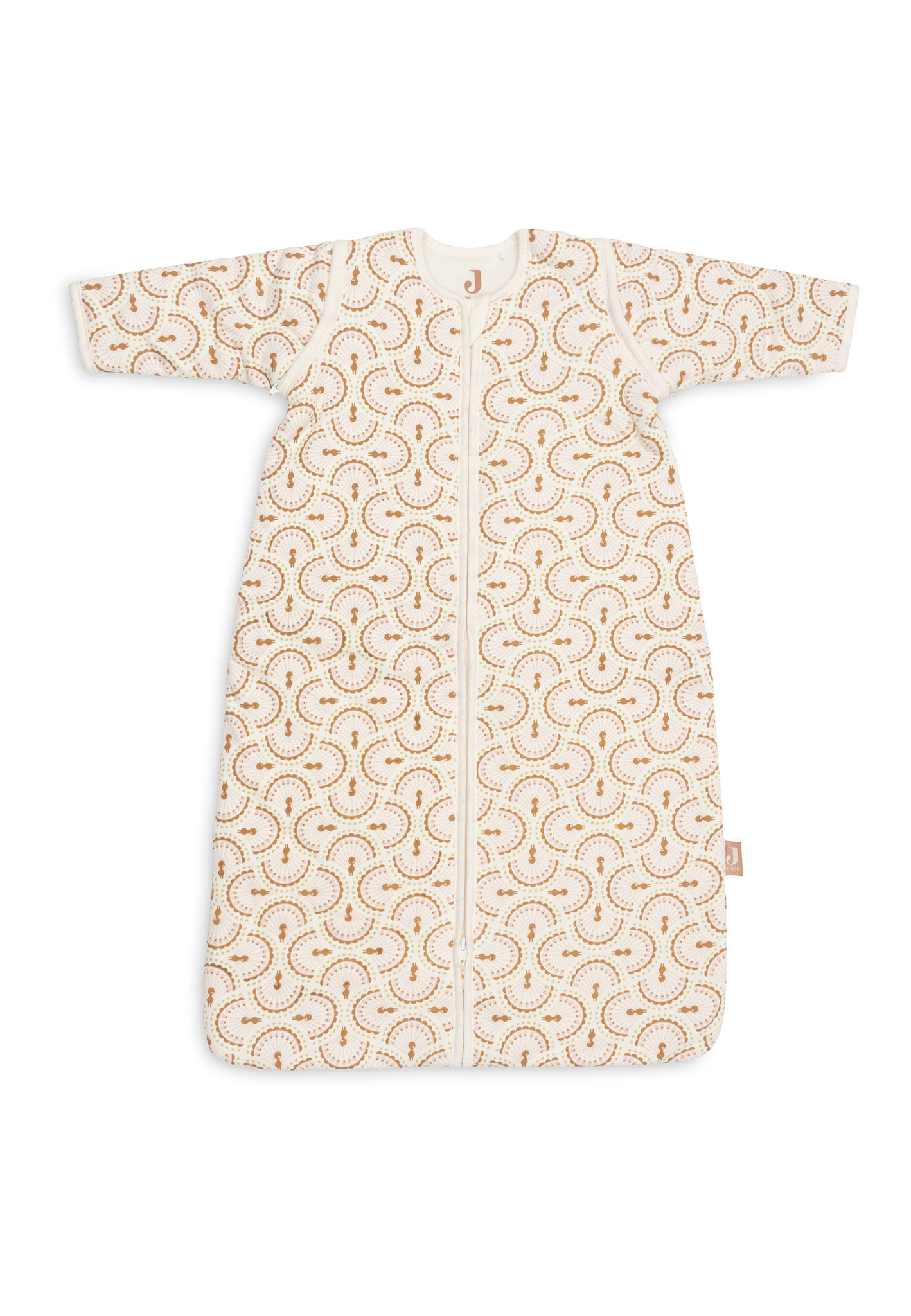 Jollein Slaapzak met afritsbare mouw 90cm Soft Plumes
