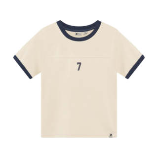 Daily7 T-shirt Contrast Sandshell