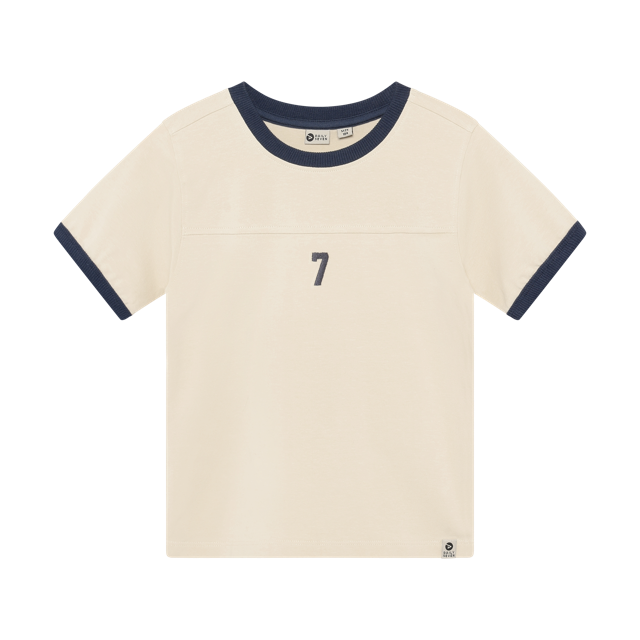 Daily7 T-shirt Contrast Sandshell
