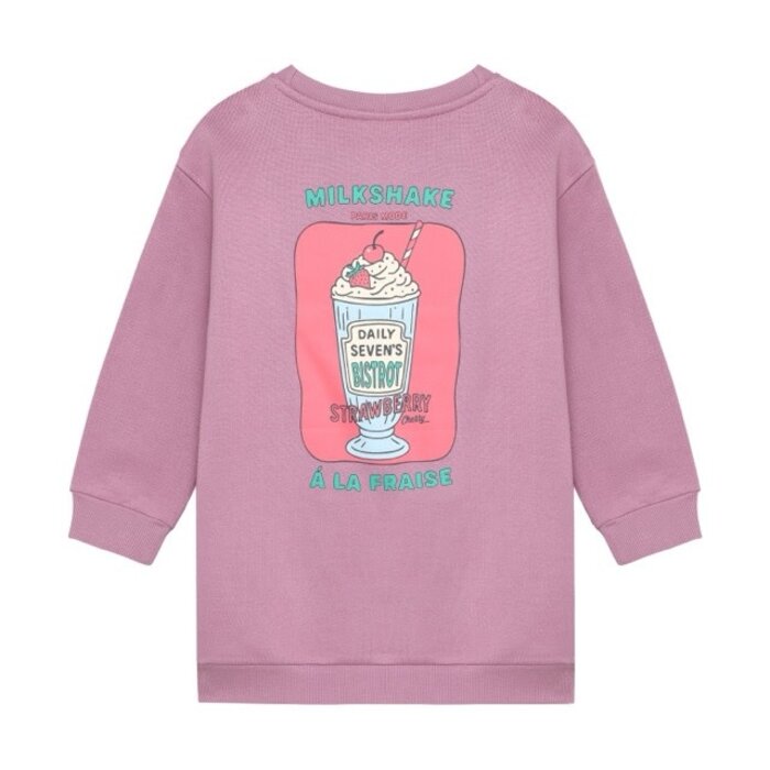 Daily7 Sweat Dress Longsleeve Print Valerian