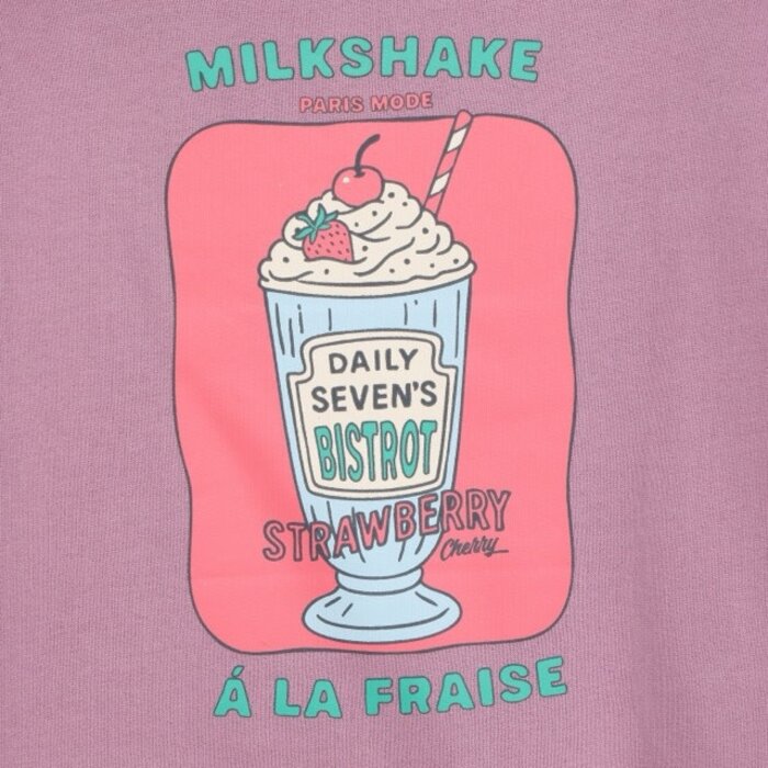 Daily7 Sweat Dress Longsleeve Print Valerian