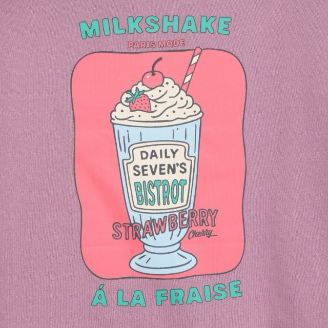 Daily7 Sweat Dress Longsleeve Print Valerian