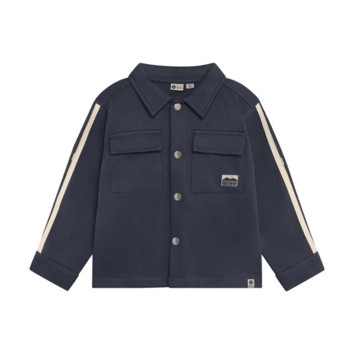 Daily7 Shirt Jacket Backprint Odyssey Gray