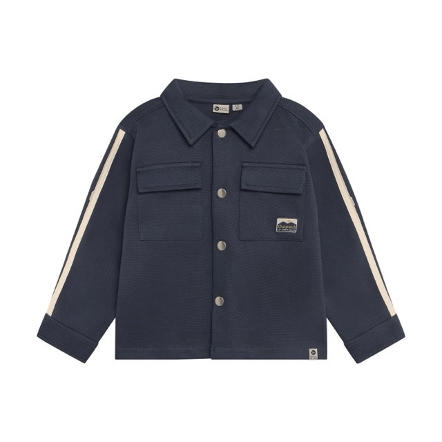 Daily7 Shirt Jacket Backprint Odyssey Gray