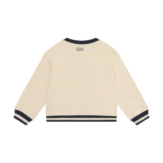 Daily7 Oversized Sweater Contrast Sandshell